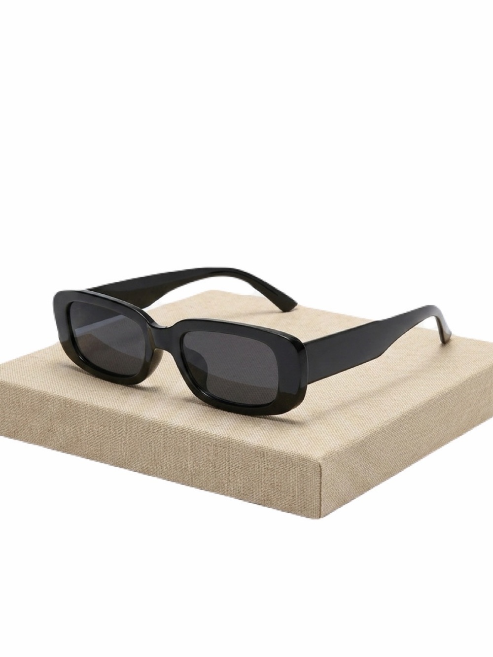 New Black On Black Unisex Vintage Fashion Lightweight PC Anti-Glare Sunglasses